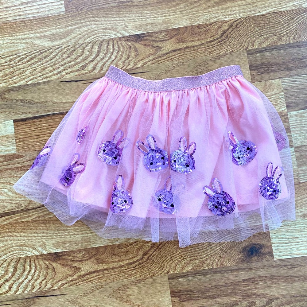 Kids Easter bunny skirt